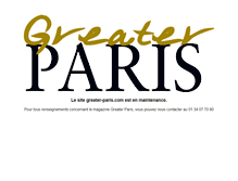 Tablet Screenshot of greater-paris.com